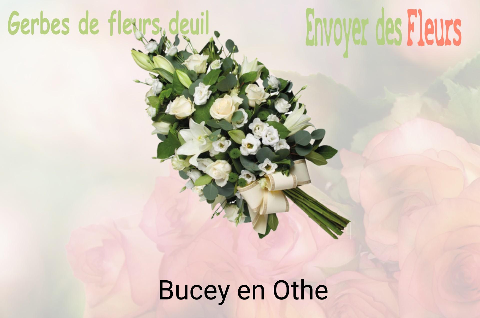 Gerbe de fleurs de deuil livrée à Bucey-en-Othe